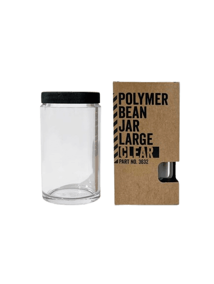 Comandante Polymer Bean Jar Large + Lid, Clear