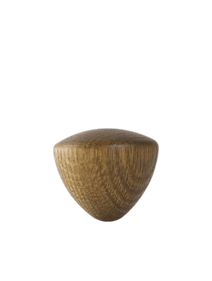 Comandante Standard Knob, 100% Smoked Natural Oak Wood, Waxed, Ø44mm